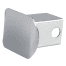 22111 of Curt Manufacturing 2" Chrome Steel Hitch Tube Cover