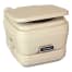beige of Dometic SaniPottie 962 Manual Bellows Flush Portable Toilet - 2.5 Gal, No Brackets