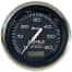 33732 front view of Faria Chesapeake Black Stainless Steel Gauges