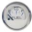 13801 front view of Faria Chesapeake White Stainless Steel Gauges