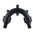 black of Forespar Vented Loops with Integral Hose Barbs