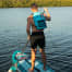 in use of Geckobrands Hydroner 20L Waterproof Backpack