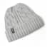 Medium Grey View of Gill Cable Knitted Beanie