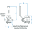 FV-500 1/2" NPT Bronze Inline Fuel Valve