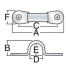 diagram of Harken 073 Eyestraps
