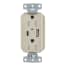 USB Charger Duplex Receptacles Type-C and Type A-C