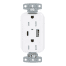 USB Charger Duplex Receptacles Type-C and Type A-C