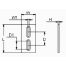 diagram of Martyr Driver's Dream Slotted Bolt-On Plate Anode - Aluminum