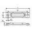 diagram of Martyr CM06411ZV5 Honda 6" Small Bar Anode - Zinc