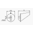 diagram of Martyr CM-34127 Mercruiser Inboard/Outboard Long Skeg Anode - Zinc