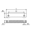 Dimensions of Martyr Volvo Penta 250-285 Series Dual Prop Outdrive Dogbone Anode - Zinc