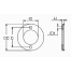 diagram of Martyr Volvo Penta Small Ring Anode - Aluminum