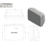 Dimensions of NavPod Gen3 SailPod - Pre-Cut for Certain Simrad & B&G 9" Multi-Function Displays - 12" Guard