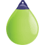 lime green of Polyform US Polyform A-Series Buoys