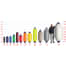 colors and sizes of Polyform US Polyform F-Series Boat Fenders