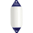 white with blue tips of Polyform US Polyform F-Series Boat Fenders