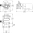 Dimensions of Raritan 53101 Macerator Pump with Integral Waste Valve