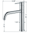 dia of Scandvik Minimalistic Basin Mixer