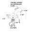 dia of Scandvik Pull Out Shower Mixer
