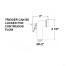 dia of Scandvik Shower Kit: Mixer, Handle with On/Off Trigger, Hose