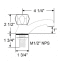 Standard Single Cold Water Basin Faucet