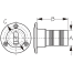 Deck Fill with Keyless Cap - 316 S.S