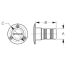 diagram of Sea-Dog Line Hose Deck Fill - 316 S.S