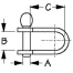 Key Pin Shackle