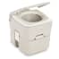 SaniPottie 964 Manual Flush Portable Toilet - 2.5 Gallon Tank, w/ Brackets