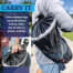 Mesh Trash Bag with Locking Suction Cup & Litter Guard Cinch Tie