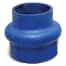 Trident Marine Hose & Propane Straight Reducing Exhaust Bellows - Blue Silicone