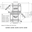 dimensions of Vetus HD Exhaust Waterlock - Muffler Type NLP
