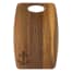 60761ancc of Whitecap Industries Solid Teak Gourmet Serving Boards - 14" x 8"