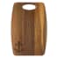 60761ancc of Whitecap Industries Solid Teak Gourmet Serving Boards - 14" x 8"