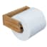 roll of Whitecap Industries Teak Toilet Tissue Rack