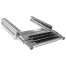 folded of Windline Slide Mount Telescoping Self Locking 3 Step Ladder
