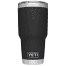 black of Yeti Coolers Rambler 30 oz Insulated Tumblers - DuraCoat Colors