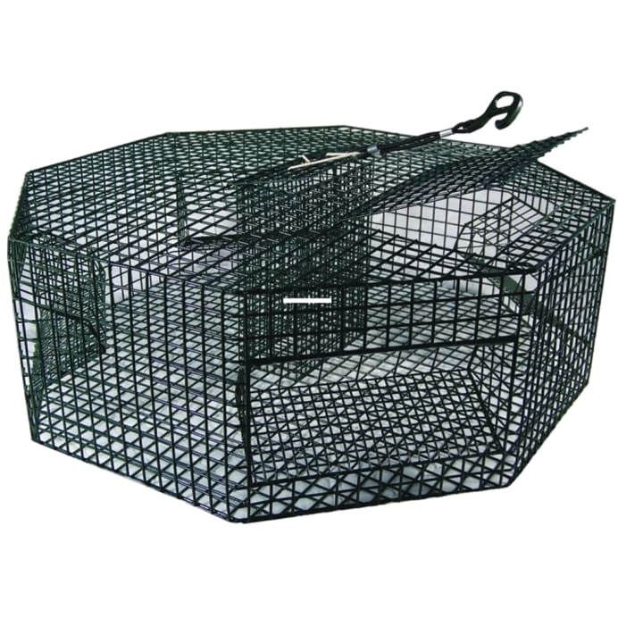 SMI 19022 Shrimp Trap Square 4-Entr 24x24x10 w/BC 7/8x7/8 Inside Dim