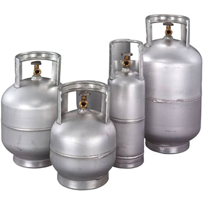 PROPANE TANK CYL.10LB CAP HORIZONTAL ALUMINUM