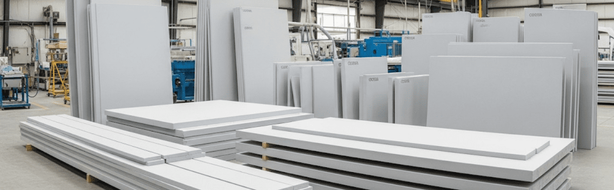 Inside the Coosa Composites manufacturing facility producing fiberglass reinforced polyurethane panels for the marine industry