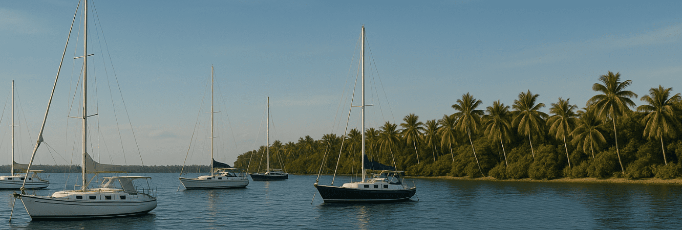 Anchored in paradise